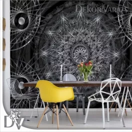 Fotótapéta - 3D Álomfogó - fekete fehér design