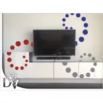 pöttyös faldekoráció faltetoválás
