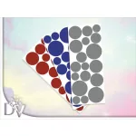 33. HÁROMÍVES PÖTTYÖS falmatrica szett