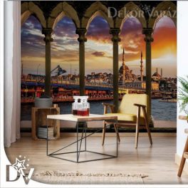   Fotótapéta - Isztambul Törökország kilátás az árkádsorról