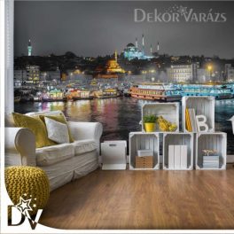   Fotótapéta - Isztambul Törökország a folyón visszatükröződve