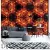 Fotótapéta - Modern kaleidoszkóp design piros fény