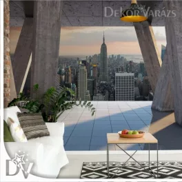   Fotótapéta - New York City látkép 3D modern beton hatású