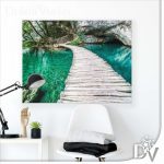 Vászonkép - Tavak és Vízesések (500CV) / egyrészes