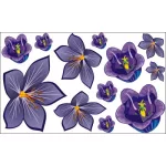 06. VIRÁGSZIRMOS falmatrica - dekormatrica