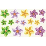 22. VIRÁGSZIRMOS falmatrica - dekormatrica