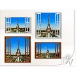 07.EIFFEL TORONY ABLAK falmatrica