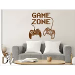 gamer matrica játékosoknak laptopmatrica faldekoráció páros kontroller game zone