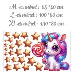 falmatrica sajat névvel egyedi unikornis kislanyoknak