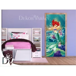 ariel disney posztertapéta ajtóra