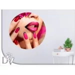 dekormatrica műkörömépítés körmös szalon pink köröm