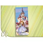 Sofia the first ajtótapéta babaszobába