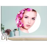 falmatrica cégeknek kozmetika spa szépségszalon faldekoráció arc orchidea