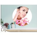 falmatrica cégeknek kozmetika spa szépségszalon faldekoráció arc orchidea