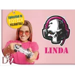 matrica dekoráció saját neves gamer matrica egyedi feliratos