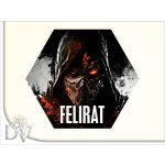 matrica dekor gamereknek fantasy alak egyedi felirattal