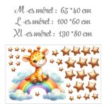 falmatrica neves kiszsiráf gyerekszobába