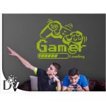 gamer matrica játékosoknak laptopmatrica faldekoráció kontroller