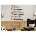 falmatrica dekoració egyedi szófelhő egyedi felirat szókérő