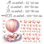 Maci léghajóval masnival - Ajándék MEGA XXL méret