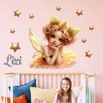 falmatrica gyerekszobába tündéres matrica