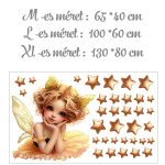 falmatrica lakásdekoráció kislánynak balerina