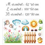 falmatrica szitakötős szivárványos