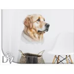 kutyás falmatrica Golden Retriever háziállatos