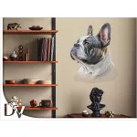 kutyás falmatrica Francia bulldog háziállatos