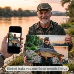 Horgász emlék - A nagy fogás vászonképen
