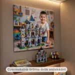 Gyermekeink emlékei - Művészi vászonfotó dekoráció
