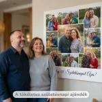 Modern születésnapi ajándék - Egyedi vászonfotó
