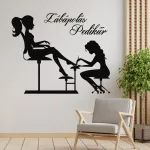 pedikűr lábápolás falmatrica