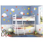 falmatrica színes vidám csillagos szett