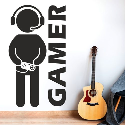 játék falmatrica  gamer öntapadó falmatrica webshop