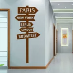falmatrica matrica nyilak dekoráció