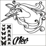 Falmatrica -UNIKORNIS - SAJÁT NÉVVEL 41.