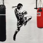 falmatrica kick box mintás hobbi dekoráció falra