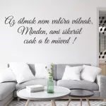 falmatrica siker feliratos inspiráló lakásdekor