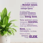 szöveges falmatrica dekor varázs
