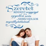 falmatrica motivációs szöveges dekor