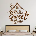 falmatrica home sweet home idézet lakásdekoráció
