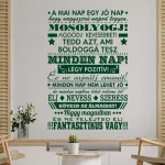 falmatrica családi motivációs idézet dekoráció