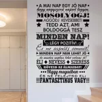 falmatrica idézet felirat lakásdekor