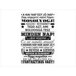 falmatrica szöveg idézet dekoráció