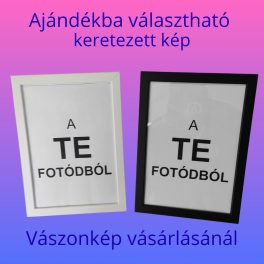  keretes falikép ajádékba választható