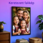 Prémium keretezett poszter készítése saját fotóból – elegáns fekete keretben