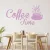 faltetoválás coffee kávézó falmatricashop