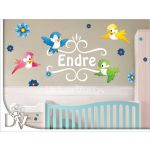 gyerekszoba színes falmatrica