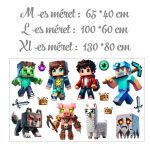 falmatrica gyerekszobába minecraft6 matrica